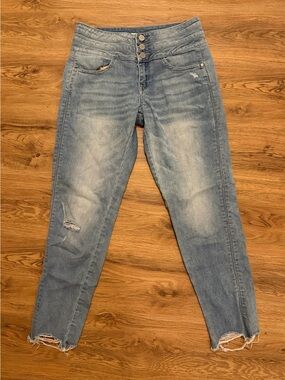 Miss Sixty Light Blue Distressed Jeans size 26   (0267)